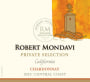 Robert Mondavi Private Selection Chardonnay 2013 Front Label