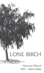 Lone Birch Wines Red Blend 2013 Front Label