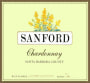 Sanford Santa Barbara County Chardonnay 2013 Front Label