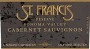 St. Francis Reserve Cabernet Sauvignon 1998 Front Label