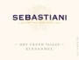 Sebastiani Dry Creek Valley Zinfandel 2013 Front Label
