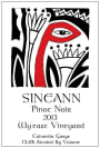 Sineann Wy'east Pinot Noir 2013 Front Label
