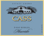Cass Winery Mourvedre 2013 Front Label