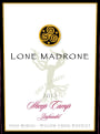 Lone Madrone Sheep Camp Zinfandel 2013 Front Label