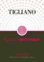 Poggio Nicchiaia Tigliano 2014 Front Label