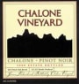 Chalone Estate Pinot Noir 2000 Front Label