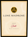 Lone Madrone Bollo 2009 Front Label