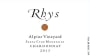 Rhys Alpine Vineyard Chardonnay 2013 Front Label