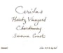 Ceritas Charles Heintz Vineyard Chardonnay 2013 Front Label