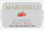 Martinelli Bondi Home Ranch Pinot Noir 2013 Front Label
