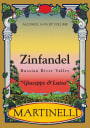 Martinelli Giuseppe and Luisa Zinfandel 2013 Front Label