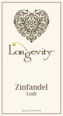 Longevity Wines Zinfandel 2011 Front Label