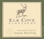Elk Cove Estate Willamette Valley Riesling 2014 Front Label