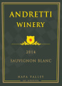Andretti Sauvignon Blanc 2014 Front Label