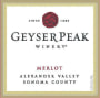 Geyser Peak Alexander Valley Merlot 2014 Front Label
