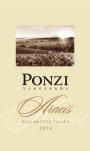 Ponzi Arneis 2014 Front Label