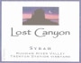 Lost Canyon Winery Trenton Station Vineyard Syrah 2008 Front Label