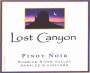 Lost Canyon Winery Saralees Vineyard Pinot Noir 2009 Front Label