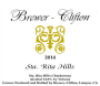 Brewer-Clifton Sta. Rita Hills Chardonnay 2014 Front Label