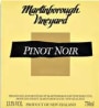 Martinborough Pinot Noir 2000 Front Label