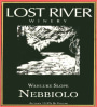 Lost River Winery Nebbiolo 2012 Front Label