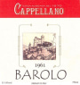 Cappellano Barolo 1961 Front Label