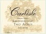 Carlisle Two Acres Red Wine  2013 Front Label