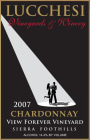 Lucchesi Vineyards & Winery View Forever Chardonnay 2007 Front Label
