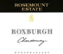 Rosemount Roxburgh Chardonnay 1999 Front Label
