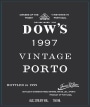 Dow's Vintage Port 1997 Front Label