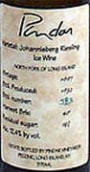 Pindar Riesling Ice Wine 2000 Front Label