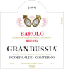 Aldo Conterno Barolo Granbussia Riserva 1999 Front Label