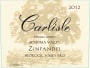 Carlisle Bedrock Vineyard Zinfandel 2012 Front Label