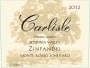 Carlisle Monte Rosso Vineyard Zinfandel 2012 Front Label