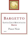 Bargetto Regan Vineyard Reserve Pinot Noir 2011  Front Label