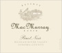 MacMurray Estate Vineyards Reserve Pinot Noir 2013 Front Label