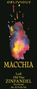 Macchia Winery Oblivious Old Vine Dry Farmed Zinfandel 2015 Front Label