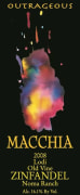 Macchia Winery Noma Ranch Outrageous Old Vine Zinfandel 2008 Front Label