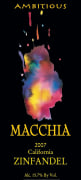 Macchia Winery Ambitious Zinfandel 2007 Front Label