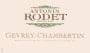 Antonin Rodet Gevrey Chambertin 2002 Front Label