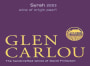 Glen Carlou Syrah 2003 Front Label