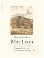 MacLeod Family Vineyard Indian Spring Ranch Sauvignon Blanc 2015 Front Label