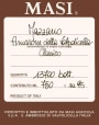 Masi Amarone della Valpolicella Classico Mazzano 2003 Front Label