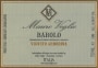 Mauro Veglio Barolo Arborina 2003 Front Label