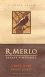 Merlo Family Estate Vineyards Pinot Noir 2005 Front Label