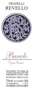 Fratelli Revello Barolo Conca 2003 Front Label