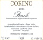 Giovanni Corino Barolo 2003 Front Label