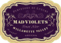 Mad Violets Wine Co Pinot Noir 2012 Front Label