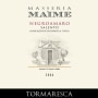 Tormaresca Negroamaro Salento Masseria Maime 2004 Front Label