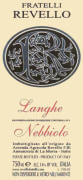 Fratelli Revello Langhe Nebbiolo 2004 Front Label